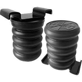 SSR-610-47 Rear Suspension Spring, Rear Air Helper Springs Fit for Toyota Tundra, Toyota Tacoma, Nissan Frontier, Nissan Titan （1 Pair Black)