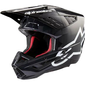 Alpinestars 8306423-9190-S: S-M5 Corp Helmet Dark Grey Glossy Sm