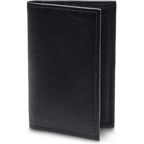 Bosca | Men’s Calling Card Case Wallet in Nappa Vitello Italian Leather