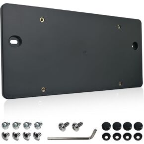 Aootf Rear License Plate Holder Bracket for Audi Q5 Q7 A3 A5 A8 Quattro, Bumper Tailgate Trunk Car Tag Frame Mounting Kit, Replaces: 8T0827113A01C, 8V5827113B9B9