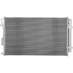 SCITOO Air Conditioning A/C Condenser for 2013-2018 for Hyundai Santa Fe 3.3L 2013-2018 for Hyundai Santa Fe Sport 2.4L 2019 for Hyundai Santa Fe XL 3.3L; Replace: 4227 condenser