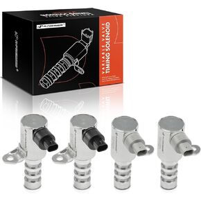 A-Premium 4-PC Intake & Exhaust Engine Variable Valve Timing (VVT) Solenoid Compatible with Ford F-150, Explorer, Edge, Transit-150/250, Transit-350 HD, Mustang, Taurus, Expedition & Lincoln MKZ, MKX