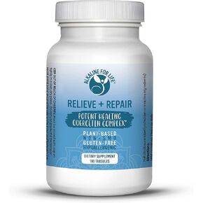 تخفيف + إصلاح Quercetin 1000mg ، مسحوق عصير الرمان ، مكملات مضادات الأكسدة OPC - شكل كيرسيتين نقي - شكل مُكرر للتوافر البيولوجي (90 علامات تبويب)