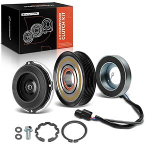 A-Premium Air Conditioner AC Compressor Clutch Kit Compatible with Acura TLX 2015-2020, 2.4L