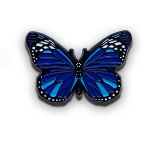 PinLab Exquisite Butterfly Enamel Lapel Pin - Monarch Butterfly - Collectible Insect Accessory