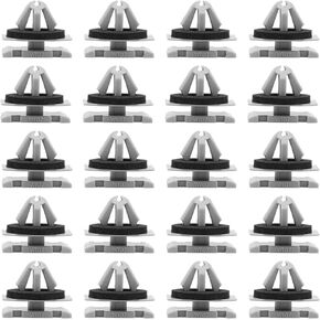 20pcs Rocker Fender Exterior Trim Molding Clip Compatible with Jeep Grand Cherokee Compass Cherokee 68172491AA 68271803AA 68395627AA GM 11571175 19352782 Traverse
