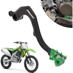 القلق دراجة نارية للفرامل الخلفية رافعة فرامل الفرامل ل KX450F 2006-2018 KX450 2019-2024 KLX450R 2008-2019 دراجة الأوساخ-الأخضر