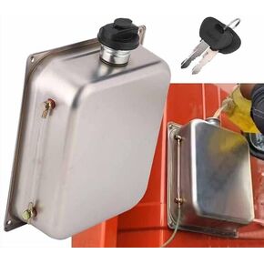7L 7-Litre Stainless Steel Capacity Fuel Gasoline Petrol Tank Compatible with Eberspacher Webasto Diesel Parking Heater Gas Engines With Safty Lock and Key