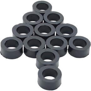 Replacement 3/8" Fuel Line Seal Grommet 1812348C1 S19405 F81Z9C387BA E3TZ9C387A 265204R1 Fuel Line Seal Sleeves Fits Na-vis-tar In-ter-na-tion-al DT466E DT466 i530E S19405 1994-2008 (12pcs)