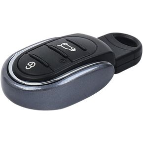Key Fob Cover Shell Car Accessories metal U-shaped Key Case for Mini Cooper 3rd Gen F54 F55 F56 F57 F60 2014-2023 (Green)