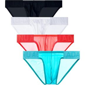 WINDAY Men Briefs Lace Silk Low Rise Bikini Briefs and Breathable Underwear in Kuwait