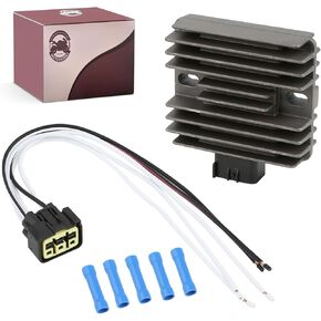 Voltage Regulator Rectifier & Plug for Yamaha V-Star/ XVS650/1100 Road Star XV1600/1700 Royal Star XVZ1300 YZF R6 WR250E/X SR400 5BN-81960-00-00 4XY-81960-00-00
