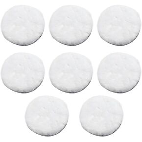 8PCS 5 Inch Buffing Polishing Pad, Round Microfiber Hook and Loop Polishing Wheel, Vehicle Orbital Detailing Buffing Pads for Waxing, Sealing Glaze (5 Inch)