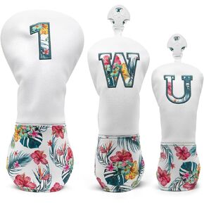 Golf Club Cover - 4 Models Selection - Golf Driver Headcover, 3 Wood Cover Fairway Wood Head Cover, Hybrid Headcover Golf Gifts for Men/Women Gofler (for Driver (1pc))