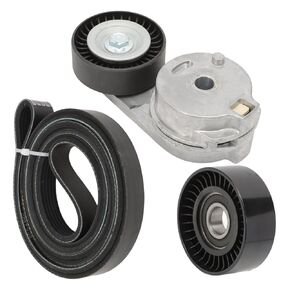 Belt Tensioner Pulley Assembly for Ram 1500 2500 3500 V8 5.7L 6.4L, 4861660AA 38323 6PK2020, Idler Pulley, Serpentine Belt