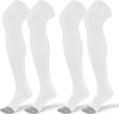 2 Pair High Football Baseball Socks Multiple Sizes Over the Knee Baseball Socks Extra Long Soccer Sock for Boys Men in Saudi Arabia
