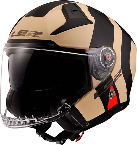 LS2 Helmets Open Face Infinity II Helmet (Matte Black - 2X-Large) in Saudi Arabia