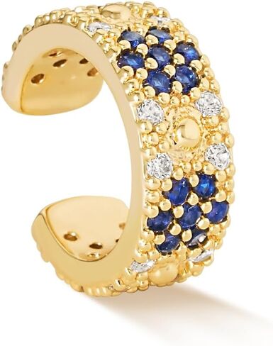 myears نساء أذن الكفة أقراط الذهب مقطع غضروف غير مثقوب على التفاف مفتوح قوس قزح Zirconia 14k مطلي بالذهب مطلي بالمعدلات اليومية البسيطة in Saudi Arabia