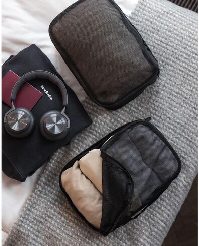 DB Journey The Essential Medium Packing Cube - حقيبة ، منظم الأمتعة والسفر ، منظم التعبئة الخفيف الوزن ، متينة ومضغوط ، 9L - Black Out in Kuwait