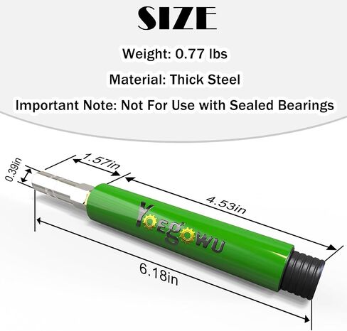 Upgraded Grease Fitting Cleaning Tool - Durable Effective Grease Zerk Cleaner for Fittings, Pins, Shafts, Bushings,Joints Removes Old Dried Grease with Penetrating Fluid and Hydraulic Pressure (Green) in Saudi Arabia