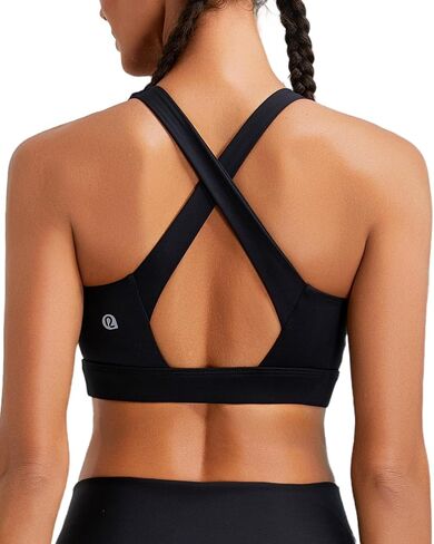 RUNNING GIRL High Impact Sports Bras for Women, High Support Running Strappy Women's Sports Bra with Sewn in Pads in Saudi Arabia