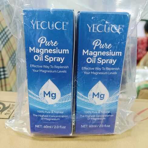 Pure Magnesium Oil Spray - Organic Magnesium Spray for Feet Natural Magnesium Body Spray 100% Magnesium Spray for Relaxing Rejuvenating Muscles in Saudi Arabia