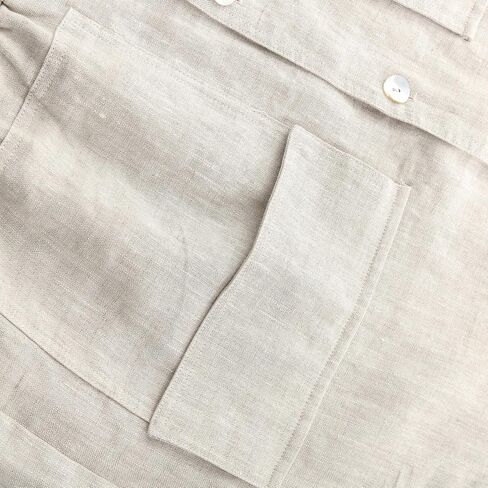 Amazhiyu Women' s Pure Linen Sleeveless Button Up Sleeveless Vest Coat Casual in Kuwait