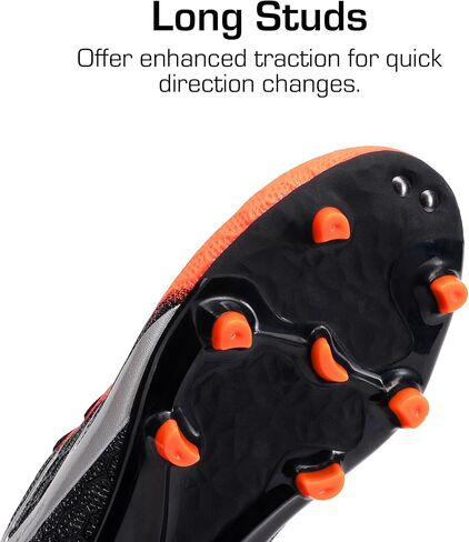 DREAM PAIRS Boys Girls Soccer Cleats Kids Firm Groud Football Toddler Youth Athletic Outdoor Training Shoes for Little/Big Kid in Kuwait