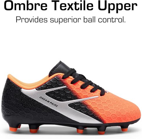 DREAM PAIRS Boys Girls Soccer Cleats Kids Firm Groud Football Toddler Youth Athletic Outdoor Training Shoes for Little/Big Kid in Kuwait