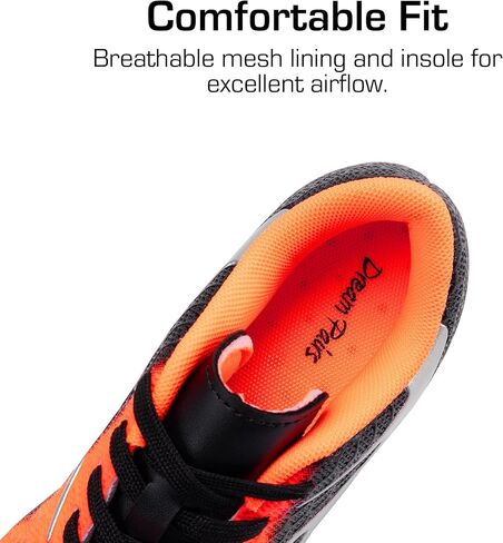 DREAM PAIRS Boys Girls Soccer Cleats Kids Firm Groud Football Toddler Youth Athletic Outdoor Training Shoes for Little/Big Kid in Kuwait