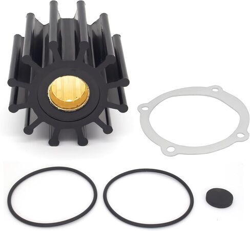 21213664 Sea Water Pump Impeller Kit Replace Vol-vo Penta 3.0-8.1 L V6 & V8 Gas Stern Drive Indmar Inboard Engines 2005 and Newer Replace 21700445 Sierra 18-3306 in Saudi Arabia