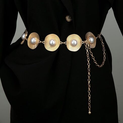 ILuvatar Western Metal Concho Belt for Women Cowgirl Waist Chain for Women Dress Pants Adjustable in Saudi Arabia