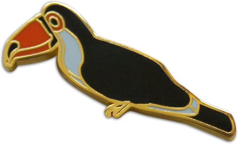 Novel Merk Bird – Flying Animal Lapel Pin, Hat Pin & Tie Tack Set - with Clutch Back in Kuwait