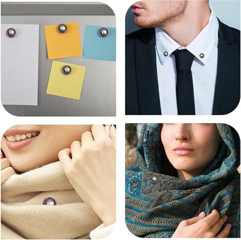 8pcs أزرار دبابيس الحجاب المغناطيسية القوية-مشبك الوشاح المغناطيسي بدون SNAG in Saudi Arabia