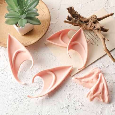 أذنين عصر النهضة الطبيعية ، آذان قزم الجنية - 16 زوجًا آذان ذات طول طويل وقصير أذنين مصاصي الدماء المدبب للنساء للنساء الرجال البالغين من أزياء مكياج Cosplay Enime Acquerade in Kuwait