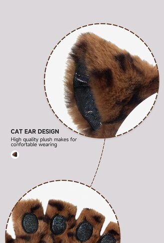 Himine Cat Cosplay Costume With Ears, Tail, Paws, Bow Tie in Kuwait