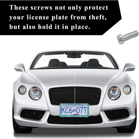 Ziciner Bling License Plate Frame, Sparkly License Plate Tag Cover with Multifaceted Rhinestones, Stainless Steel Crystal License Plate Holder, Universal Exterior Car Accessories (Purple, 2PCS) in Saudi Arabia