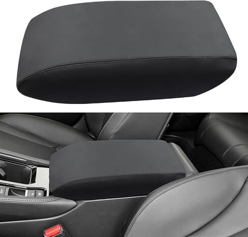 Center Console Armrest Cover for Honda Accord Accessories 2023 2024 2025 Middle Console Pad Armrest Lid Protector Arm Rest Storage Box Cushion Leather Interior Seat Box Case (Black Stitches) in Saudi Arabia