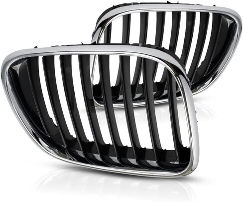 لسيارات BMW X5 2000 2001 2002 2003 مصبغة السائق وجانب الركاب | زوج | كروم | مصنوعة من البلاستيك | استبدال BM1200152، BM1200153 | 51138402645, 51138402646 in Kuwait