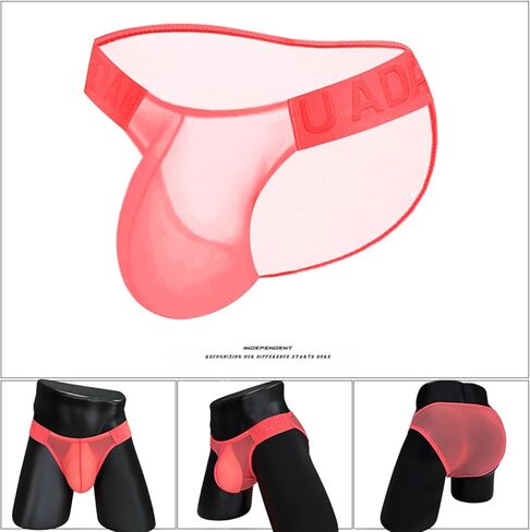 WINDAY Men Briefs Lace Silk Low Rise Bikini Briefs and Breathable Underwear in Kuwait