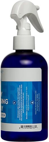 Rinse Free Waterless Body Cleansing Spray: Rinse Free Wash and Body Spray for Women and Men - a More Natural, Portable Shower and Wipes Alternative - Fresh Waters & Citron in Kuwait