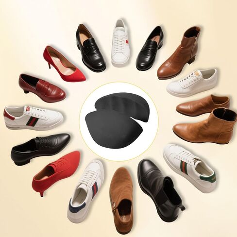 3 Pairs Shoe Filler for Too Big Shoes Women, Composite Toe Inserts for Shoes Too Big, Toe Cushions Filler Inserts for Women Make Fit Tighter Blister Prevention Father's Day Gifts(Small, Black) in Kuwait