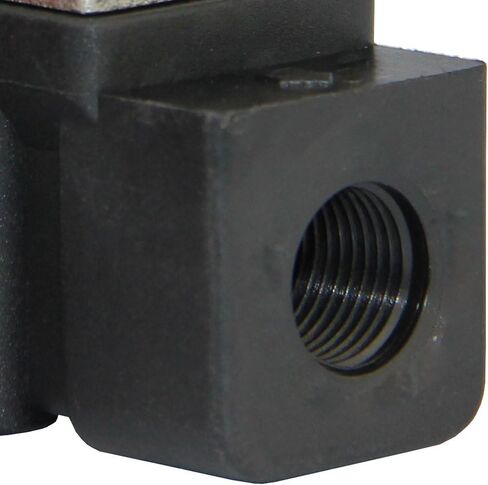 -جديد- صمام الملف اللولبي 1/4 بوصة مغلق عادة (NC) 12VDC نايلون (بوليمر جديد محسن مقاوم للتشقق) غطاء أزرق من شركة U.S. Solid in Kuwait