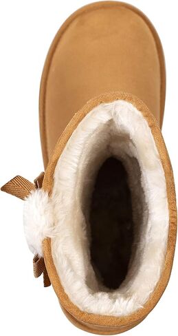 Krabor Womens Snow Boots Boots Mid-Calf Winter Shoes مع أقواس جانبية in Kuwait