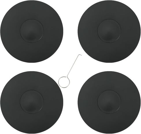 ROCCS متوافق مع Tesla Model 3 S X Set Aero Wheel Cap Kit، غطاء محور تعديل الشعار المركزي مع غطاء صامولة العروة، فضي in Saudi Arabia