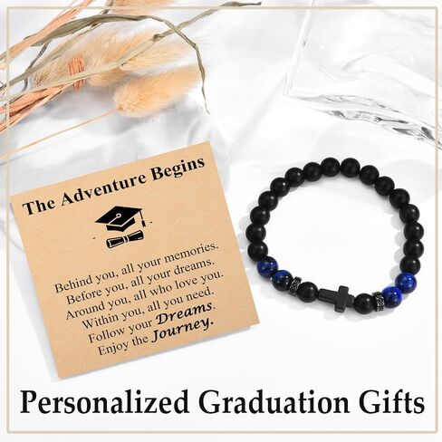 Graduation Gifts For Boys 5th 8th High School College Gift For Teen Boys Graduation Bracelet For Him in Saudi Arabia