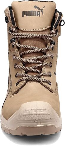 PUMA Men's Conquest Waterproof Composite Toe EH Zip Industrial Shoe, Stone, 11.5 Wide in Saudi Arabia