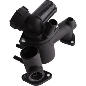 Engine Coolant Thermostat Housing Assembly Compatible with 2003-2006 Lincoln LS V8 3.9L 2003-2005 Ford Thunderbird V8 3.9L