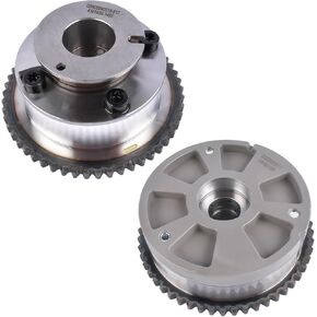 Pair CVVT Gears Replacement for Hyundai Elantra Kona Veloster 14-21 Kia Forte Forte5 Seltos Soul 2017-2022 2.0L 243702E020 243502E700