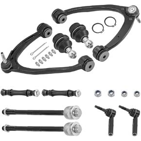 ARM BDFHYK الأمامي للمراقبة العليا 10pcs ، مع مفصل الكرة متوافق مع 2007-2014 كاديلاك Escalade ESV/EXT ، 2007-2014 شيفروليه أفالانش/سيلفرادو 1500/ضواحي 1500/تاهو ، 2007-2014 جي إم سي Sierra 1500